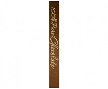 DoubleFaceSatin  100 Pure Chocolate  Brown/Gold